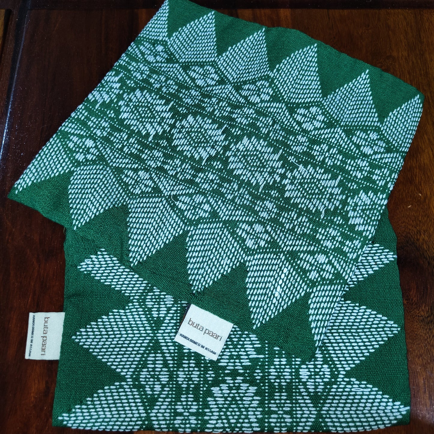 green bodo cushion cover set of two