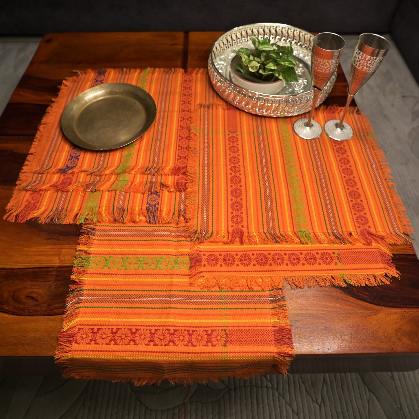 Orange Dinning Set