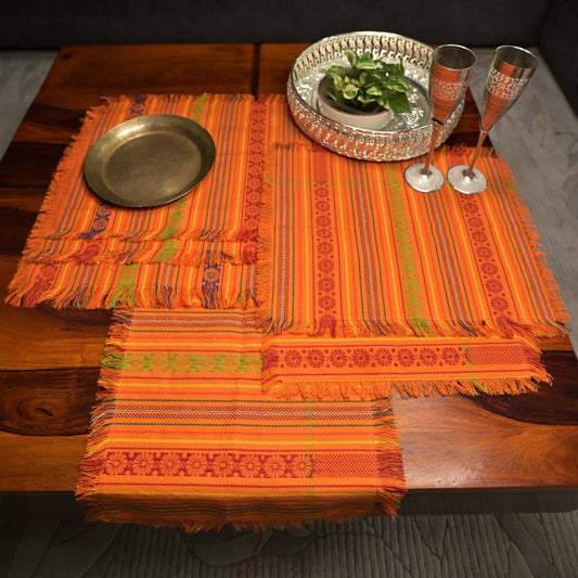 Orange Dinning Set