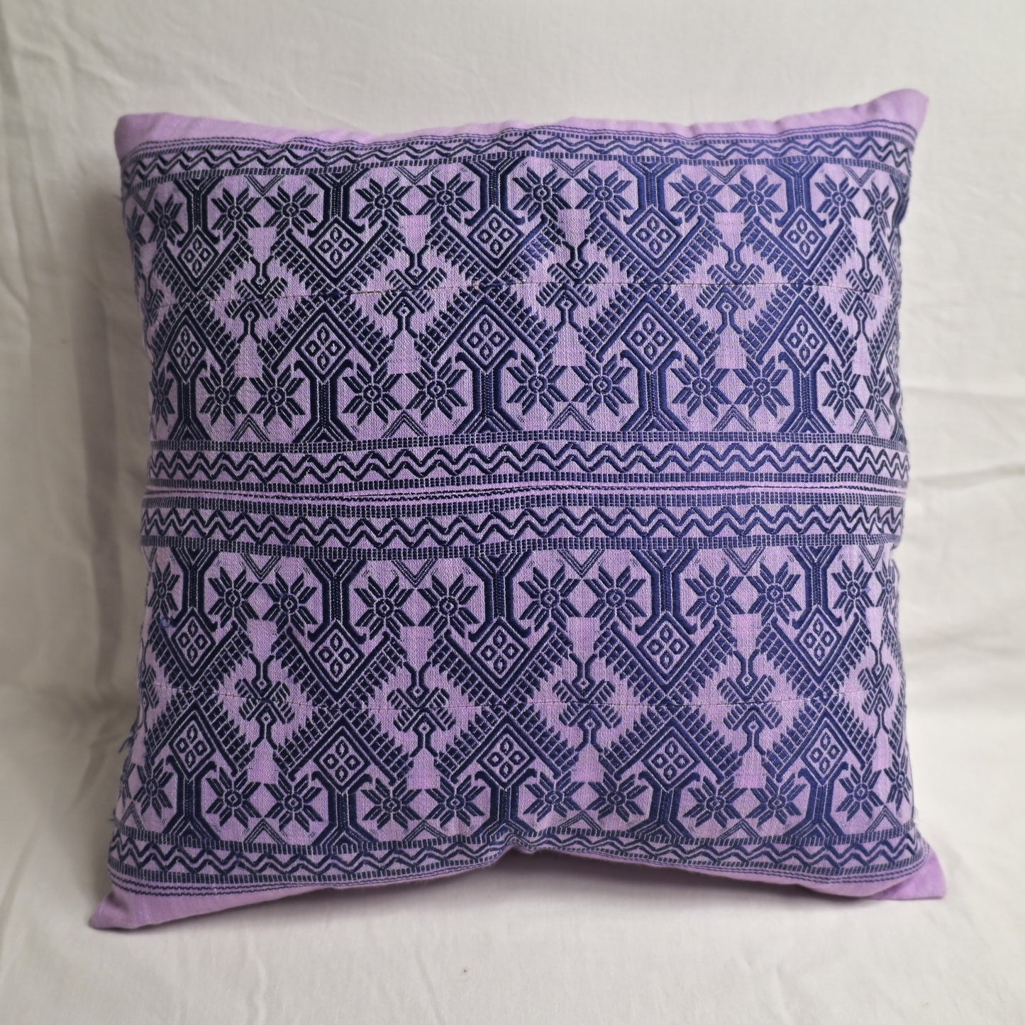 Lavender & Blue Cushion Cover Set with Runner